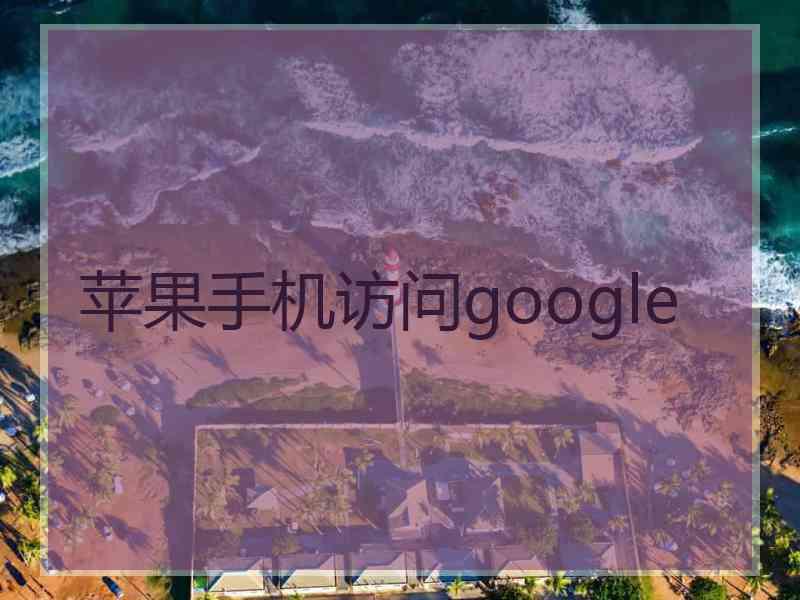 苹果手机访问google