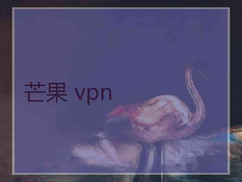 芒果 vpn